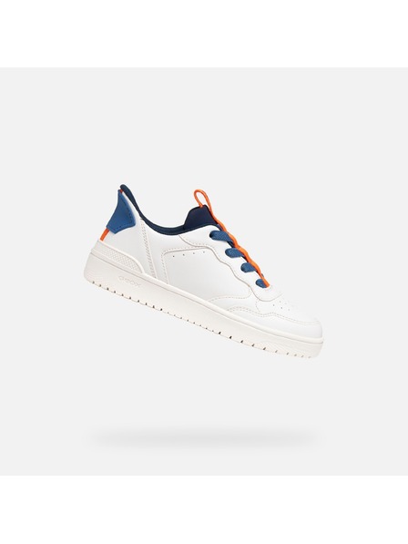 Geox Adidași albi pentru băiat Geox Washi-ba Fast in