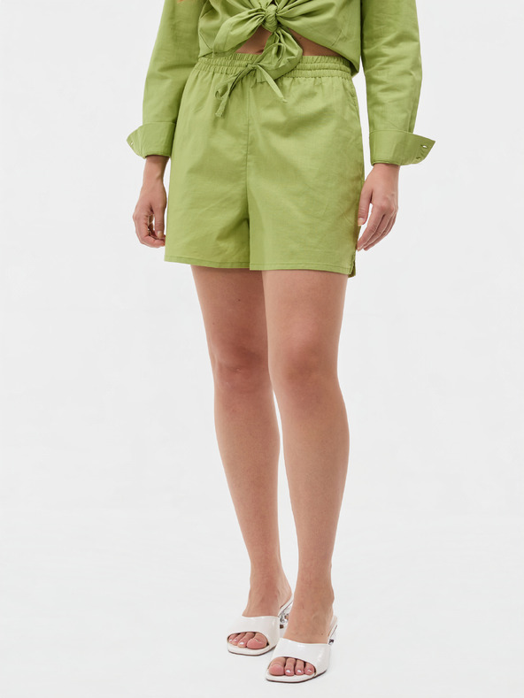 Orsay Pantaloni scurți pentru femei verde ORSAY