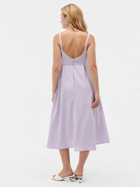 Orsay Rochie midi pentru femei cu croială evazată, pe bretele, mov ORSAY