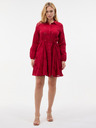 Orsay Rochie tip cămașă scurtă, cu croială evazată, roșu ORSAY