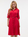 Orsay Rochie tip cămașă scurtă, cu croială evazată, roșu ORSAY