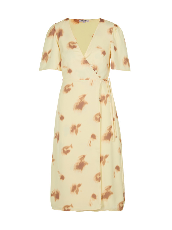 Orsay Rochie midi tip petrecut pentru femei cu model abstract, galben ORSAY