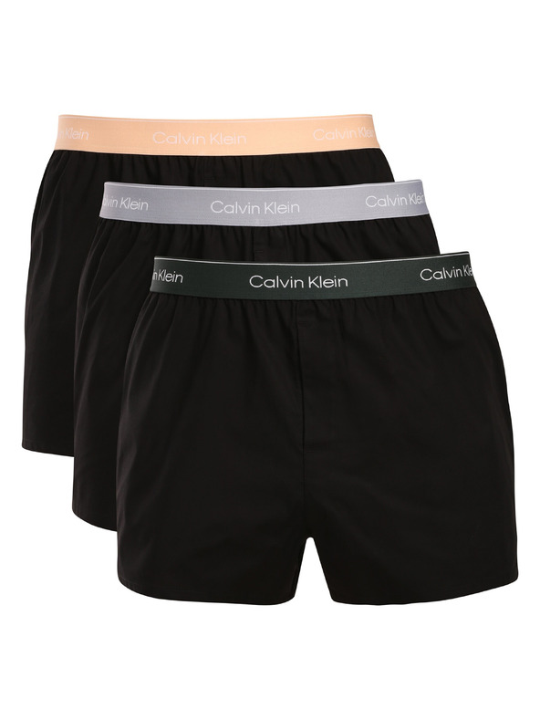 Calvin Klein Set de trei - slip bărbați Calvin Klein multicolori