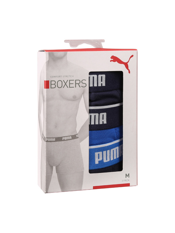 Puma Set de trei - boxeri bărbați Puma multicolor