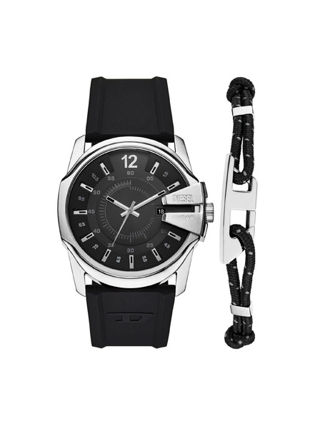 Diesel Ceas pentru bărbați Diesel Master Chief set cadou și brățară DZ4700SET