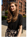 Moodo Tricou din bumbac negru Moodo