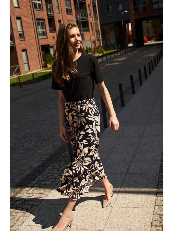 Moodo Tricou din bumbac negru Moodo