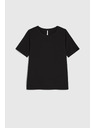 Moodo Tricou din bumbac negru Moodo