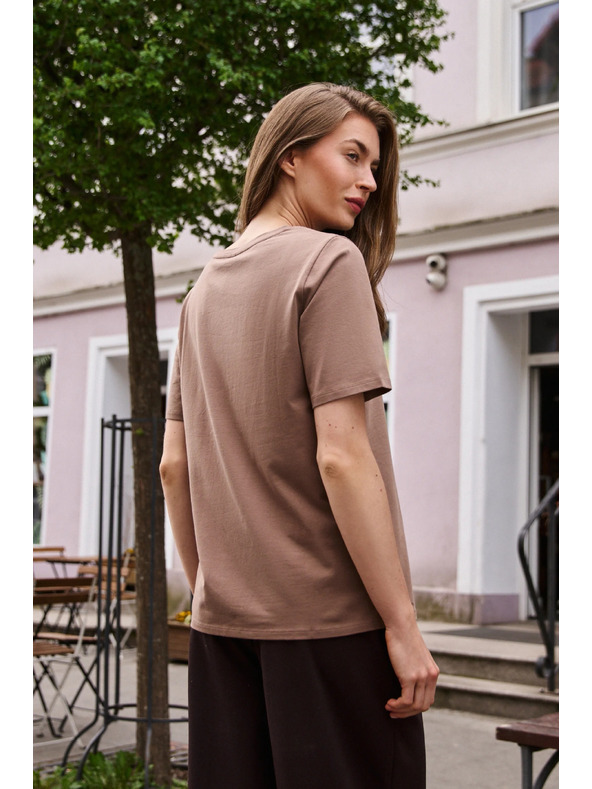 Moodo Tricou bumbac bej Moodo
