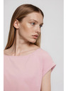 Moodo Tricou neted roz Moodo