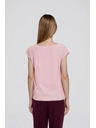 Moodo Tricou neted roz Moodo