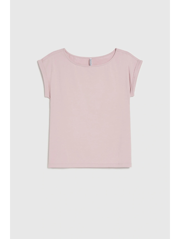 Moodo Tricou neted roz Moodo