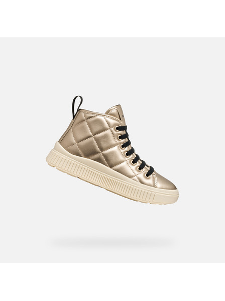 Geox Pantofi sport pentru fete aurii Geox Laquinny