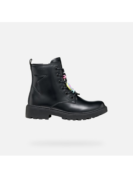Geox Cizme de gleznă Geox Casey negre pentru fete