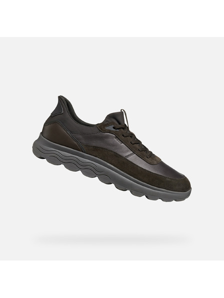 Geox Pantofi sport pentru bărbați maro închis Geox Spherica Plus