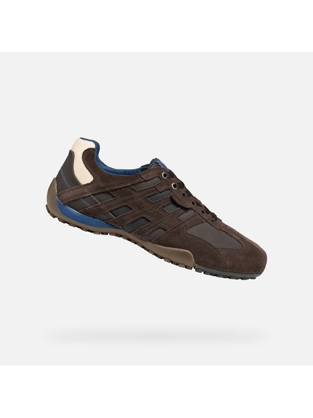 Geox Pantofi sport pentru bărbați maro închis Geox Snake