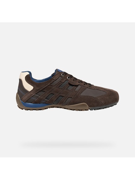 Geox Pantofi sport pentru bărbați maro închis Geox Snake