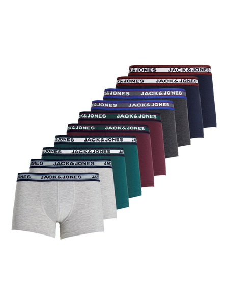 Jack & Jones Set de zece - boxeri bărbătești Jack and Jones multicolori