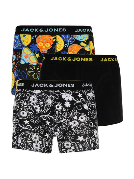 Jack & Jones Set de trei - boxeri pentru bărbați Jack and Jones multicolori