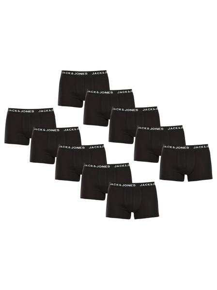 Jack & Jones Set de zece - boxeri bărbătești Jack and Jones negri