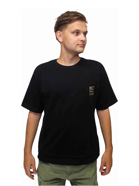 Meatfly Meatfly tricou unisex Big Shock Linocut Black