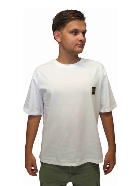 Meatfly Meatfly tricou unisex Big Shock Linocut White