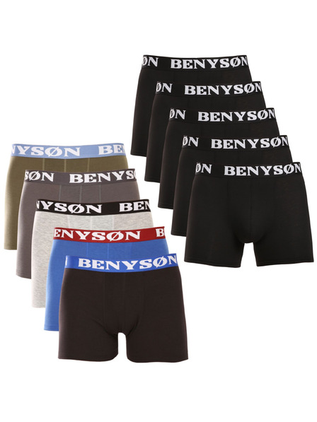 Benysøn Set de zece - boxeri bărbați Benysøn multicolori (4002/4004)