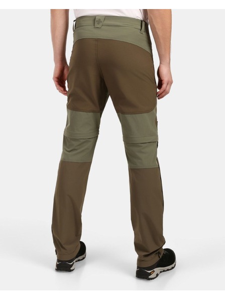 Kilpi Pantaloni outdoor detașabili pentru bărbați Kilpi HOSIO-M Kaki