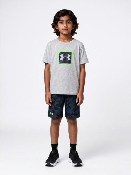 Under Armour Set pentru băieți Under Armour UA PRINTED SS SHORT SET-GRY