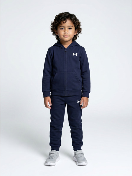 Under Armour Set pentru băieți Under Armour UA BRANDED LOGO FZ SET-NVY