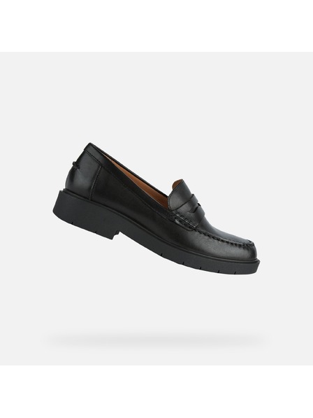 Geox Mocasini de damă negri Geox Spherica EC1