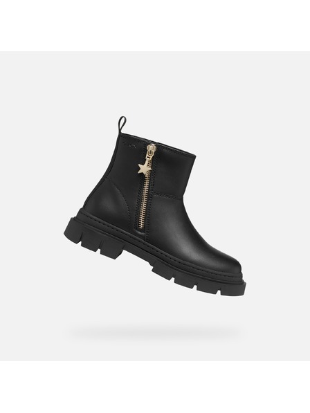 Geox Cizme negre pentru fete Geox Karsyn