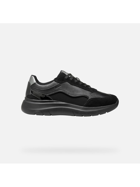 Geox Tenisi femei negri Geox Plummery
