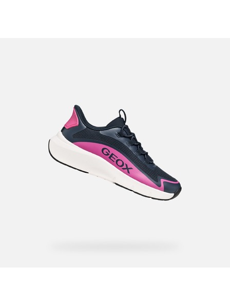 Geox Tenisi fete albastru închis Geox Pro-ran Fast in