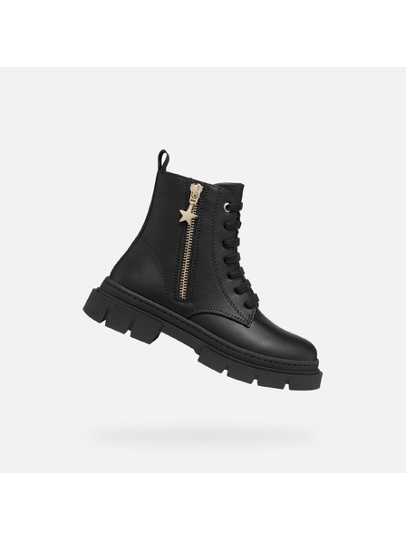 Geox Cizme negre pentru fete Geox Karsyn
