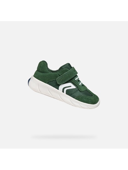 Geox Adidași barefoot verzi pentru băieți Geox Foot-run