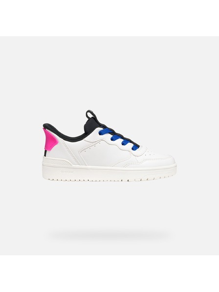 Geox Adidași albi pentru fete Geox Washiba Fast In