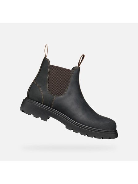 Geox Botine negre pentru bărbați Geox Spherica EC7