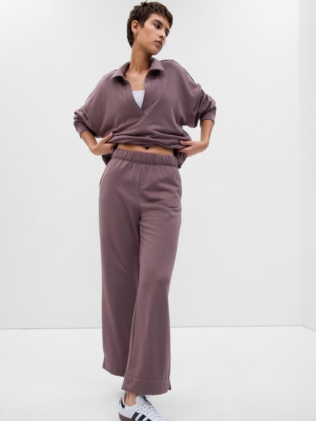 GAP Pantaloni de trening largi straight high rise GAP