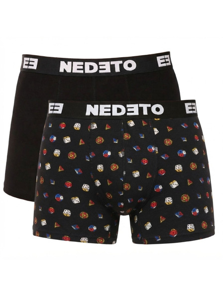 Nedeto Set de doi - boxeri bărbătești Nedeto multicolori