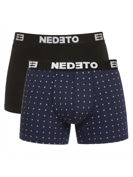 Nedeto Set de doi - boxeri bărbătești Nedeto multicolori