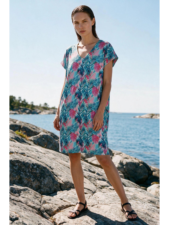 Moodo Rochie model albastru Moodo