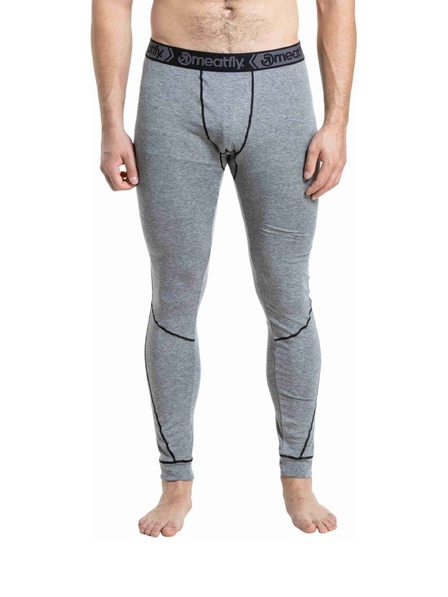 Meatfly Pantaloni barbati merino Meatfly Lucas Charcoal Heather