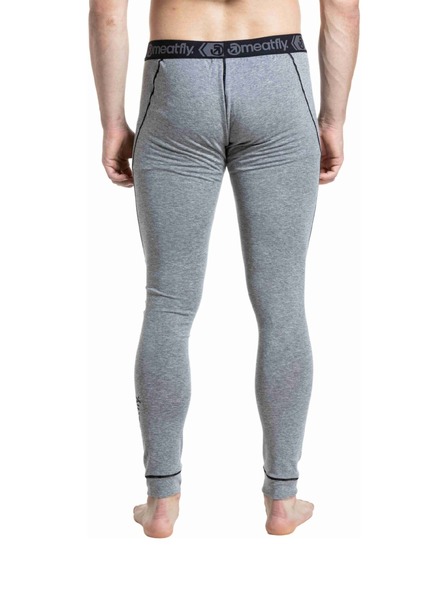 Meatfly Pantaloni barbati merino Meatfly Lucas Charcoal Heather