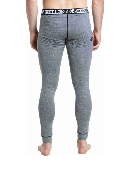 Meatfly Pantaloni barbati termici Meatfly Sloan Charcoal Heather