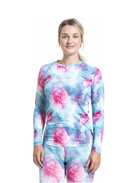 Meatfly Tricou dama termic Meatfly Capa Pink Flowers
