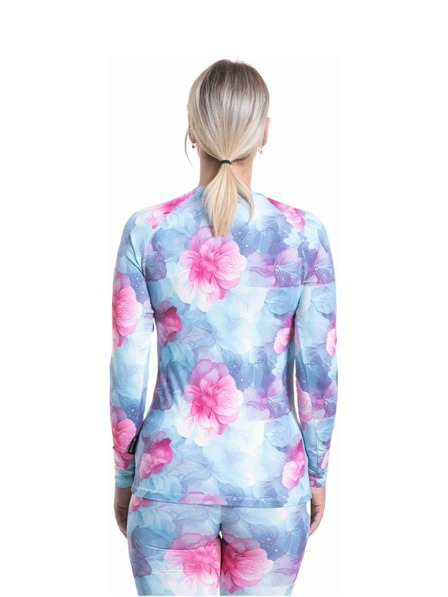 Meatfly Tricou dama termic Meatfly Capa Pink Flowers