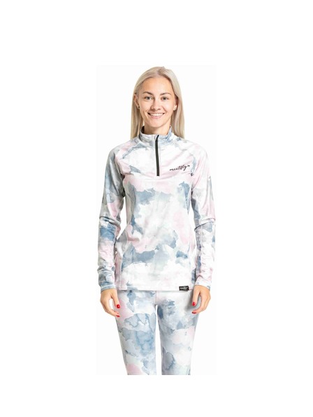 Meatfly Tricou dama termic Meatfly Esme Clouds Pink