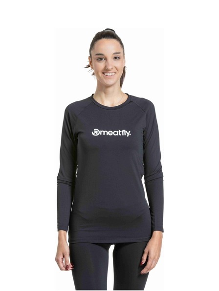 Meatfly Tricou dama termic Meatfly Capa Black