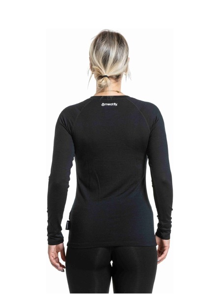 Meatfly Tricou dama merino Meatfly Lacey Black